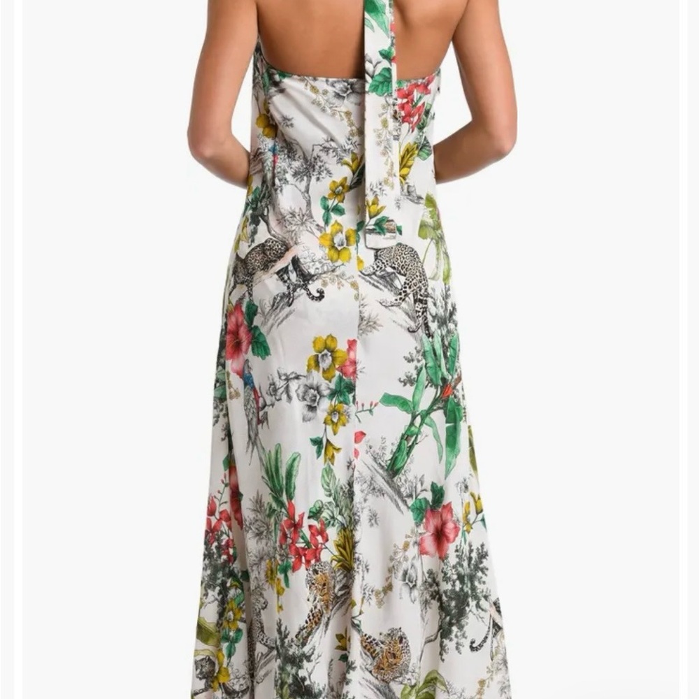 L'Agence Geneva Jungle Floral Cover-Up Dress.